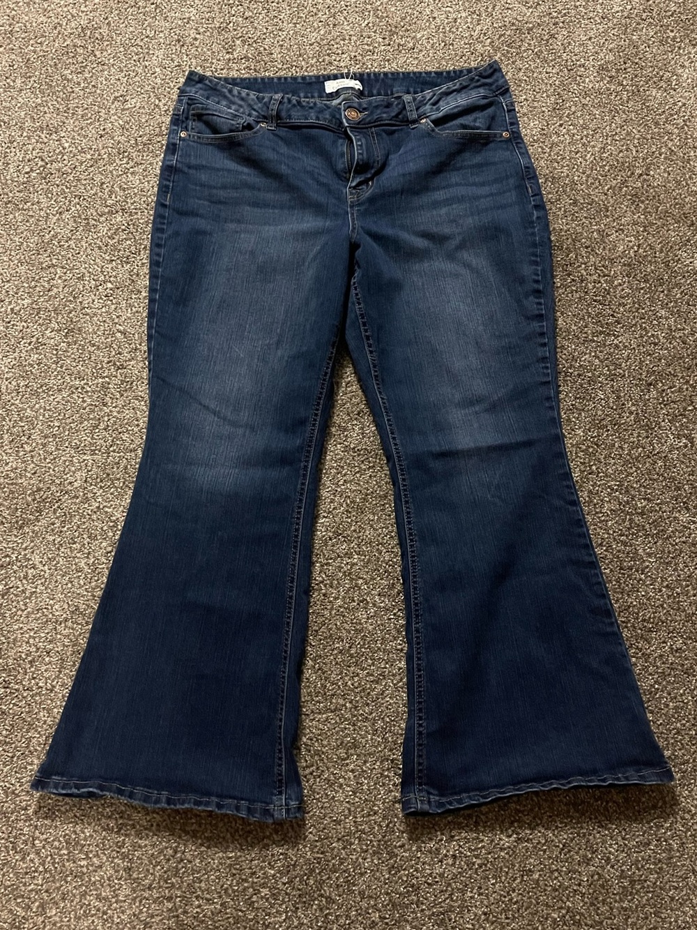 Maurices Dark Blue Flare Jeans